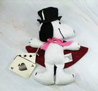 Snoopy Magician Greeting Doll With Greeting Tag