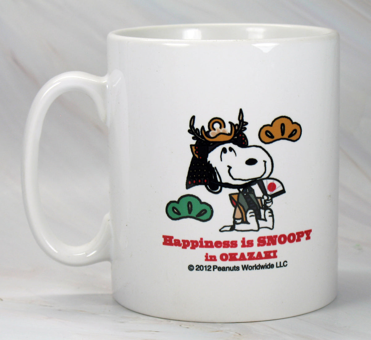 Snoopy Japanese Mug - Happiness Is Snoopy In Okazaki/Hometown