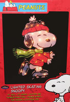 Snoopy Skater Pre-Lit Indoor/Outdoor Window Decor (Used But Near Mint/Works Well)