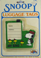Snoopy Vintage Luggage Tag