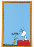 Snoopy Magnetic Note Pad - Klunk!