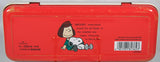 Snoopy Metal Pencil Box With Hinged Lid (New But Near Mint)