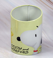 Snoopy and His Friends Tin Pencil Cup (New But Near Mint)