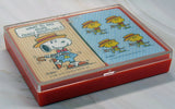 Snoopy Double-Deck Playing Cards Boxed Set With Storage Case