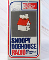 Snoopy's Doghouse Portable AM Radio (NEW)