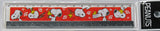 Snoopy 6" Acrylic Ruler With Graduated Metal Edge