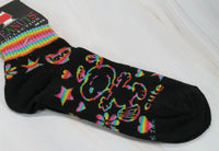 Snoopy Low Cut Socks With Glitter Accents