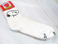 Snoopy Crew Length Low Cut Socks (New But Near Mint)