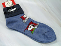 Snoopy Joe Cool Low Cut Cuffed Socks