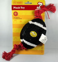 Snoopy Plush Squeaker Sports Ball Rope Toy - Football
