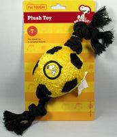 Snoopy Plush Squeaker Sports Ball Rope Toy - Soccer