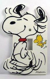 Dancing Snoopy Switch Plate Cover