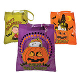 Peanuts Laminated Reusable Halloween Trick or Treat Tote Bag - 17" Long!