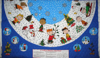 Peanuts Quilted Padded Tree Skirt or Round Table Cover Panels