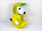 Snoopy Easter Bunny Doll - Yellow