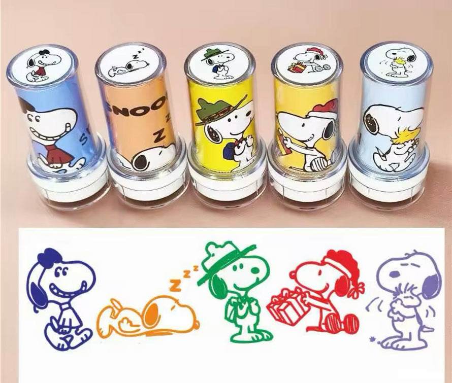 Snoopy Rubber Stamps for Cards, Crafts and Classrooms