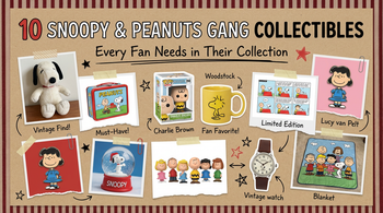 10 Snoopy and Peanuts Gang Collectibles Every Fan Needs in Their Collection