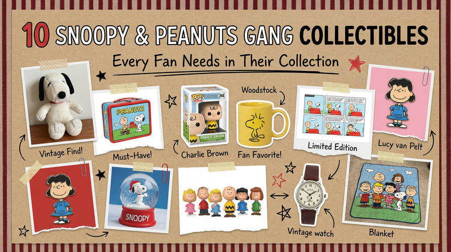 10 Snoopy and Peanuts Gang Collectibles Every Fan Needs in Their Collection