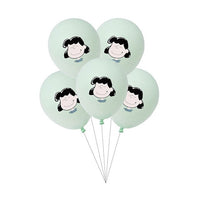 Peanuts Latex Balloon - Lucy (Single)   (Air Fill/NOT Helium)