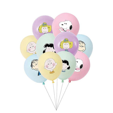 Peanuts Latex Balloon (Single) - Charlie Brown (Air Fill/NOT Helium) - snoopn4pnuts.com