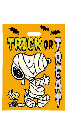 Snoopy Large Plastic Halloween Trick - Or - Treat Bag - GREAT LOW PRICE! - snoopn4pnuts.com