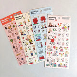 Peanuts Clear-Backed Sticker Set (4 Different Sets Available) - Great For Scrapbooking!