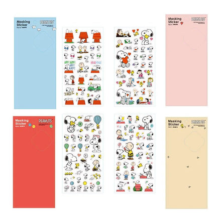 Peanuts Clear - Backed Sticker Set (4 Different Sets Available) - Great For Scrapbooking! - snoopn4pnuts.com