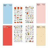 Peanuts Clear-Backed Sticker Set (4 Different Sets Available) - Great For Scrapbooking!