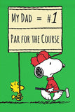 Peanuts Double-Sided Flag - Snoopy Golfer Father's Day