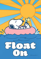 Peanuts Double-Sided Flag - Snoopy Float On