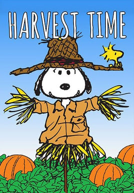 Peanuts Double - Sided Flag - Harvest Time - snoopn4pnuts.com