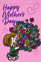 Peanuts Double-Sided Flag - Happy Mother's Day