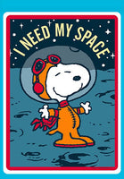 Peanuts Double-Sided Flag - Snoopy Astronaut