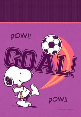 Peanuts Double - Sided Flag - Snoopy Soccer - snoopn4pnuts.com