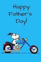 Peanuts Double-Sided Flag - Happy Father's Day