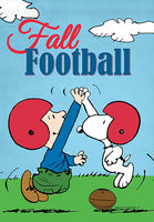 Peanuts Double-Sided Flag - Fall Football