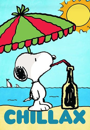 Peanuts Double - Sided Flag - Chillax - snoopn4pnuts.com
