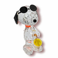 Crystal World Peanuts Figurine: Joe Cool Playing Sax (Re - Packaged) - snoopn4pnuts.com