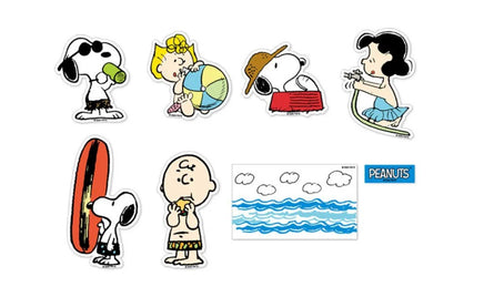 Peanuts 8 - Piece Sticker Set - Great For Scrapbooking! - snoopn4pnuts.com