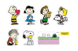 Peanuts 8 - Piece Sticker Set - Great For Scrapbooking! - snoopn4pnuts.com
