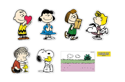Peanuts 8 - Piece Sticker Set - Great For Scrapbooking! - snoopn4pnuts.com