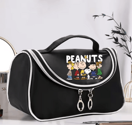 Peanuts Nylon Cosmetic Case With Mirror (Perfect Size For Packing In Suitcase or Carry - On Bag When Travelling!) - snoopn4pnuts.com