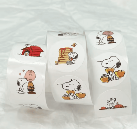 Peanuts 500 - Piece Sticker Roll - ON SALE! - snoopn4pnuts.com