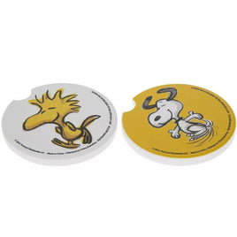 Snoopy Stone Car Coaster Set - snoopn4pnuts.com
