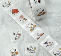 Peanuts 500 - Piece Sticker Roll - ON SALE! - snoopn4pnuts.com
