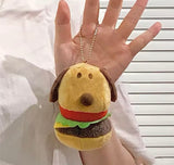 Snoopy Plush Hamburger-Shaped Backpack / Purse Pendant - Hang It Anywhere!