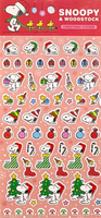 Peanuts Imported Mini Christmas Sticker Set
