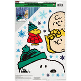 Peanuts Winter Holiday "Peeker" Static PVC Window Clings (Great For Car Windows Too!)