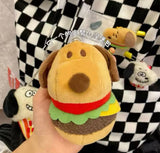 Snoopy Plush Hamburger-Shaped Backpack / Purse Pendant - Hang It Anywhere!