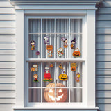 Peanuts Halloween Reusable Static PVC Window Clings